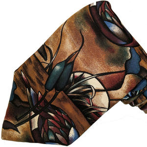 Andrini marsh/mallard/duck scene tie